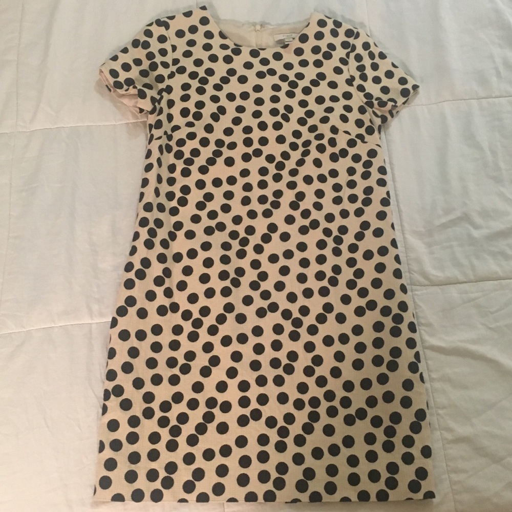 J crew polka dot dress